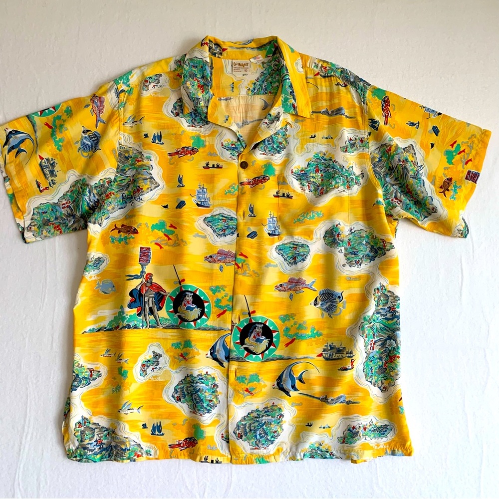 Go Barefoot men’s Hawaiian shirt size XL